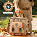 Cooler Bag Insulated Soft-Sided Multiple Pockets