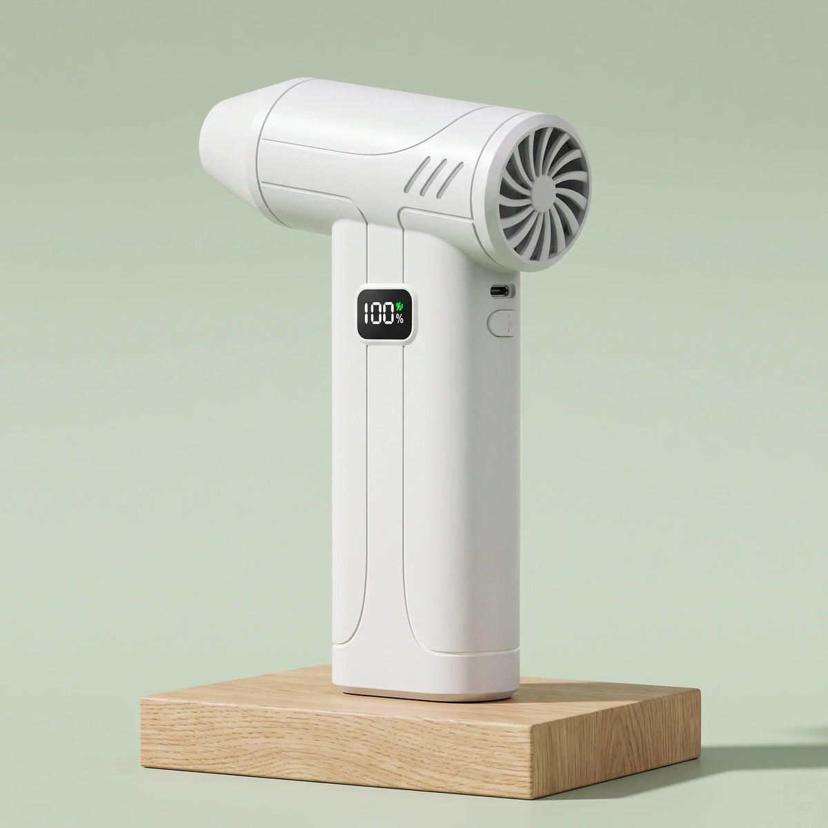 Cordless Air Duster High-Speed Built-In Light Battery Display