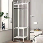 Corner Clothes Rack Space-Saving Steel Frame 70.9-Inch Tall