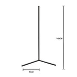 Corner Floor Lamp Dimmable LED Remote Control