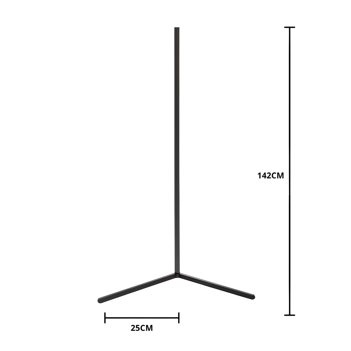 Corner Floor Lamp Dimmable LED Remote Control
