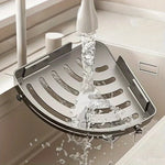 Corner Storage Shelf Waterproof ABS Tool-Free Installation
