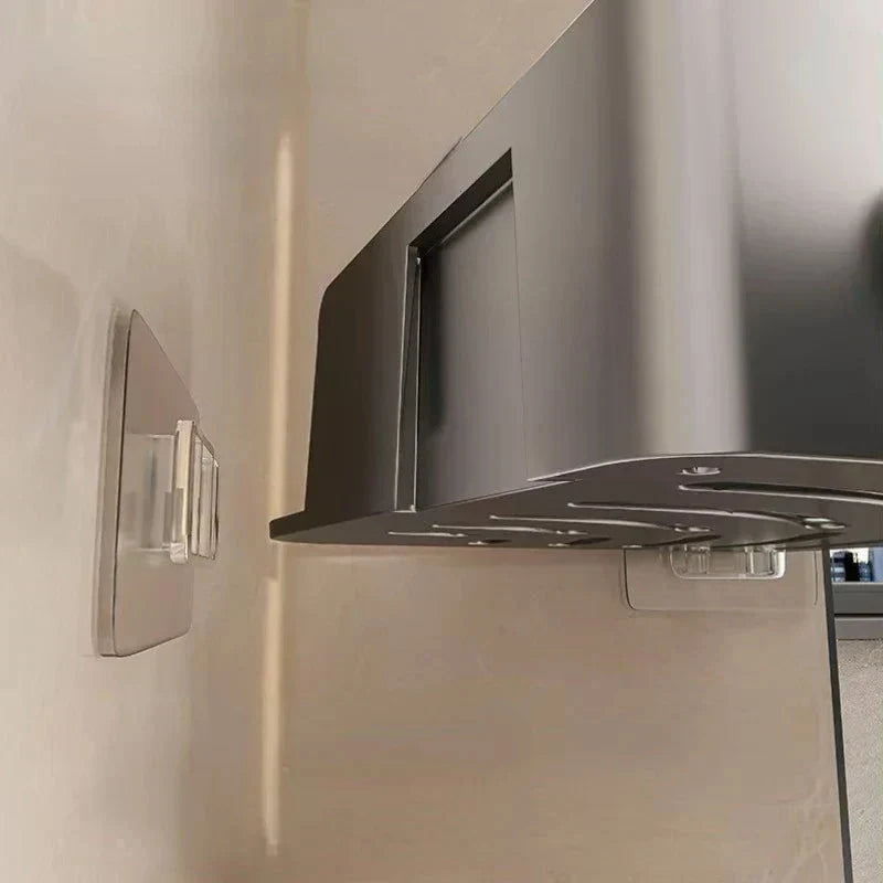 Corner Storage Shelf Waterproof ABS Tool-Free Installation
