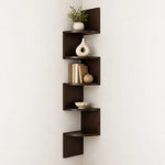 Corner Wall Shelf Multi-Tier Space-Saving Display Storage