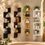 Corner Wall Shelf Multi-Tier Space-Saving Display Storage