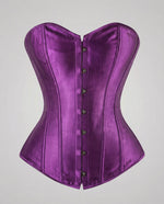 Corset Satin Strapless Sweetheart Neckline Reinforced Boning