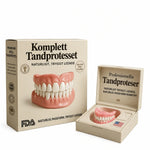 Cosmetic Denture Kit Moldable Warm-Water Fit Upper & Lower Set