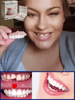 Cosmetic Denture Kit Moldable Warm-Water Fit Upper & Lower Set