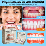Cosmetic Denture Kit Moldable Warm-Water Fit Upper & Lower Set
