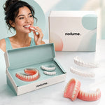 Cosmetic Denture Set Flexible Silicone Reusable Upper & Lower Fit