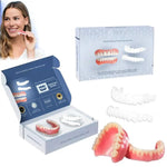 Cosmetic Denture Set Flexible Silicone Reusable Upper & Lower Fit