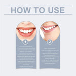 Cosmetic Denture Set Flexible Silicone Reusable Upper & Lower Fit
