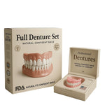 Cosmetic Denture Set Moldable Warm-Water Fit Reusable