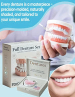 Cosmetic Denture Set Moldable Warm-Water Fit Reusable