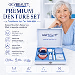 Cosmetic Denture Set Upper & Lower Adjustable Fit