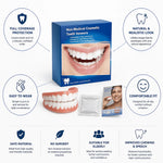 Cosmetic Denture Set Upper & Lower Natural-Looking 3-Piece Set