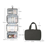 Cosmetic Organizer Compact Travel Design 4 Compartments