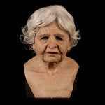 Costume Mask Full Head Natural Latex Lifelike Adult Fit
