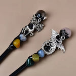 Costume Wand Clear Crystal Tip Decorative Finish