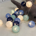 Cotton Ball LED String Lights USB Or Battery Powered