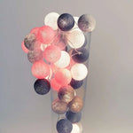 Cotton Ball LED String Lights USB Or Battery Powered