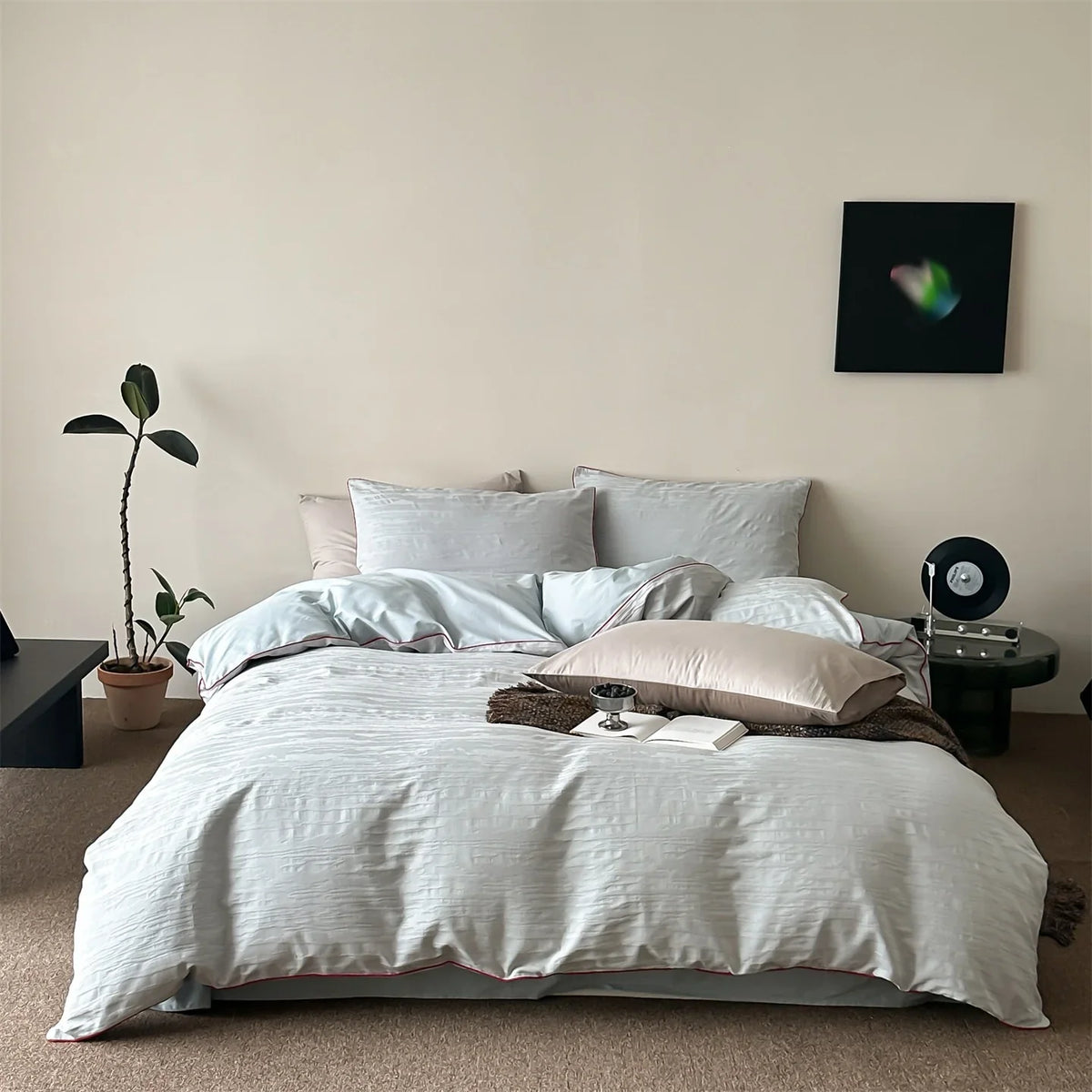 Cotton Bedding Set Finely Textured Satin-Matte & Breathable