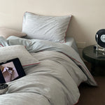 Cotton Bedding Set Finely Textured Satin-Matte & Breathable