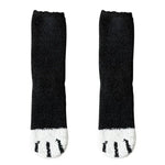 Cotton Socks Soft Feel Cat Paw Pattern One Size EU 35–42
