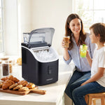 Countertop Ice Maker Self-Cleaning Quiet Adjustable Thickness