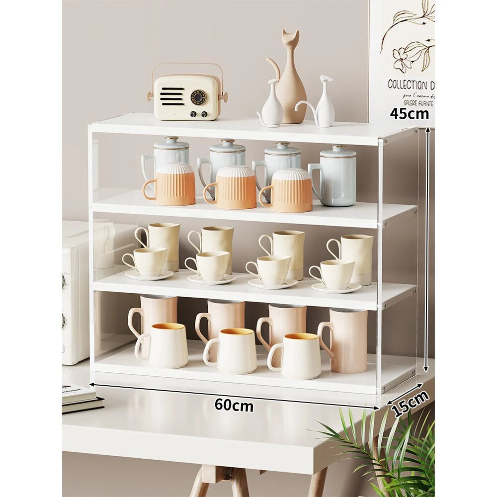 Countertop Organizer Shelf Multi-Tier Space-Saving Open Storage