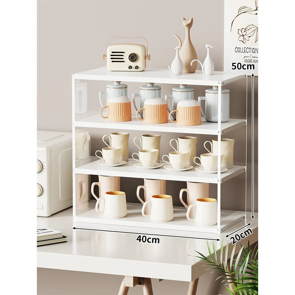 Countertop Organizer Shelf Multi-Tier Space-Saving Open Storage