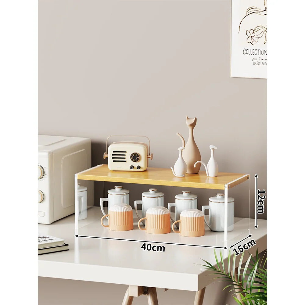 Countertop Organizer Shelf Multi-Tier Space-Saving Open Storage