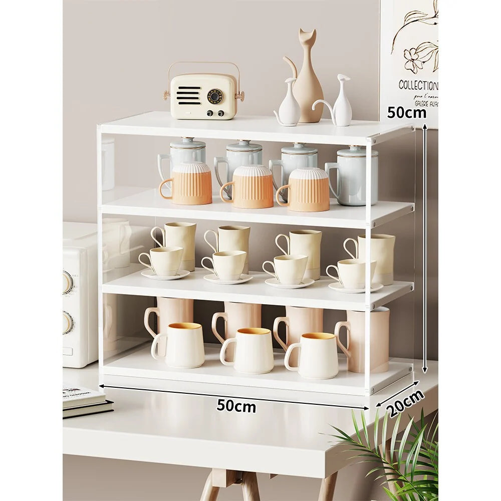 Countertop Organizer Shelf Multi-Tier Space-Saving Open Storage