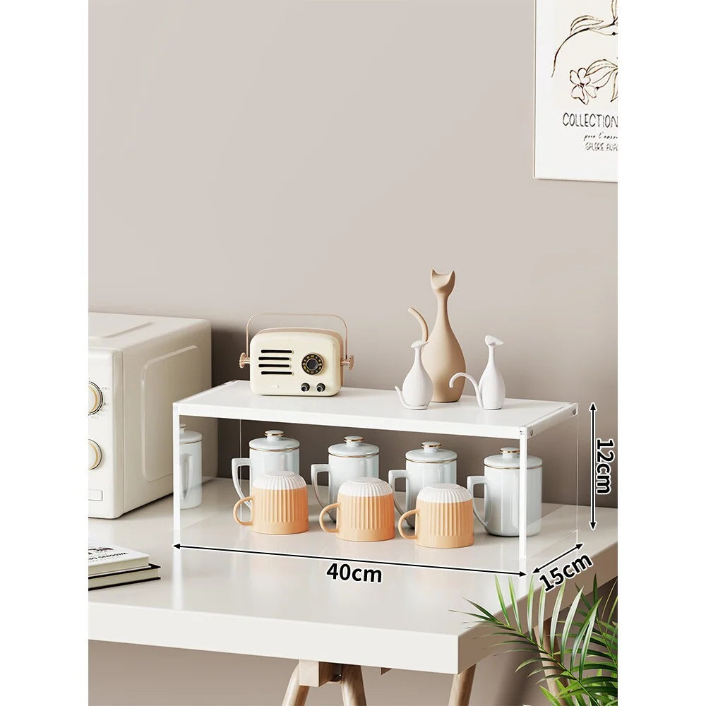 Countertop Organizer Shelf Multi-Tier Space-Saving Open Storage