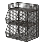 Countertop Pantry Organizer Coated Wire Multi-Tier Storage