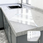 Countertop Protective Film Transparent Oil & Water Resistant Wipe-Clean Surface