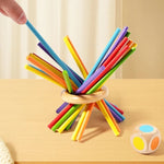 Counting Stick Set Multicolor Non-Toxic Wood Hands-On Learning
