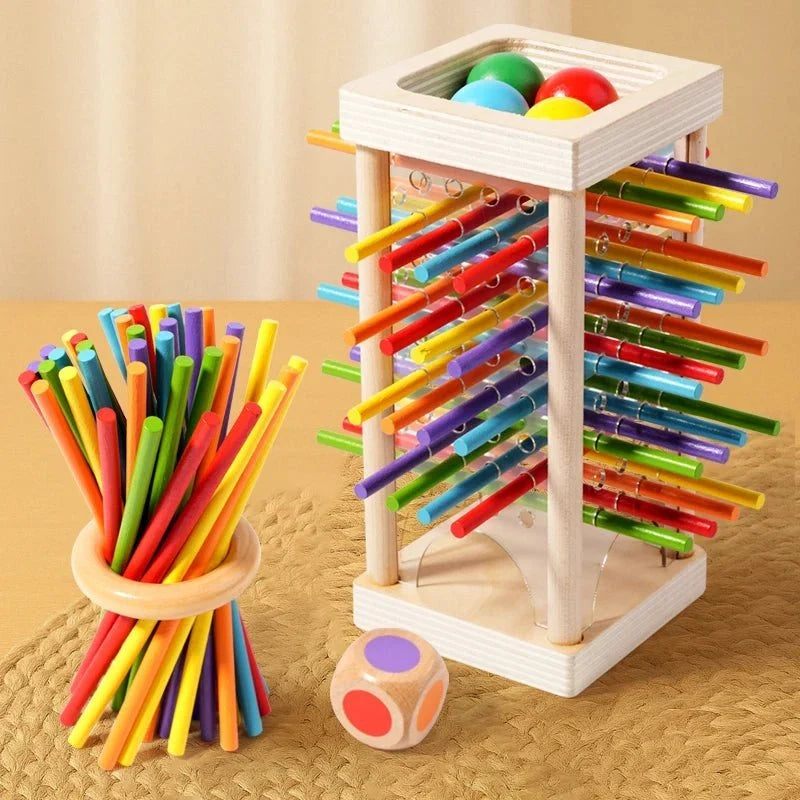 Counting Stick Set Multicolor Non-Toxic Wood Hands-On Learning