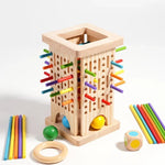 Counting Stick Set Multicolor Non-Toxic Wood Hands-On Learning