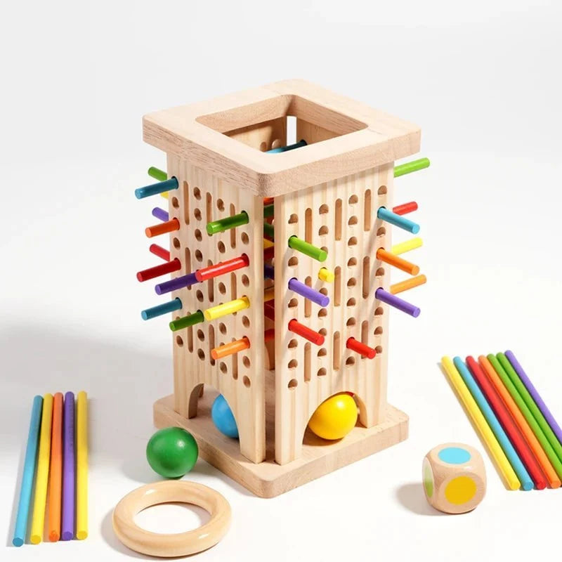 Counting Stick Set Multicolor Non-Toxic Wood Hands-On Learning