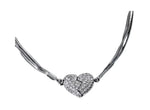 Couple Necklace Set Magnetic Patchwork Design