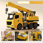 Crane Truck Toy Movable Arm Lights & Sound Effects