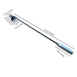 Crescent Weeder Long Handle Steel Blade & Ergonomic Grip