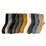 Crew Socks Cotton Blend Breathable Set of 10 Pairs
