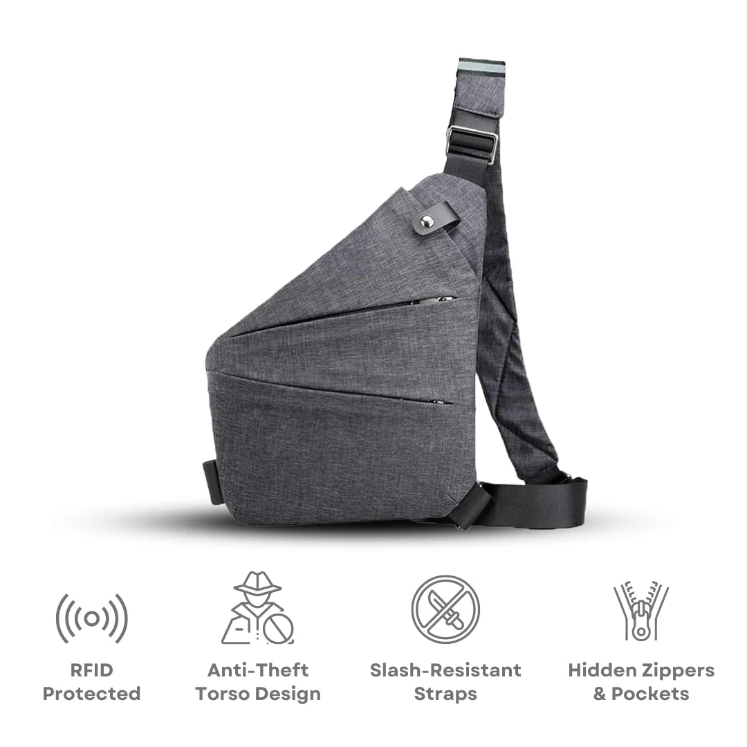 Crossbody Bag Anti-Theft RFID Blocking Water Resistant