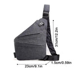 Crossbody Bag Anti-Theft RFID Blocking Water Resistant