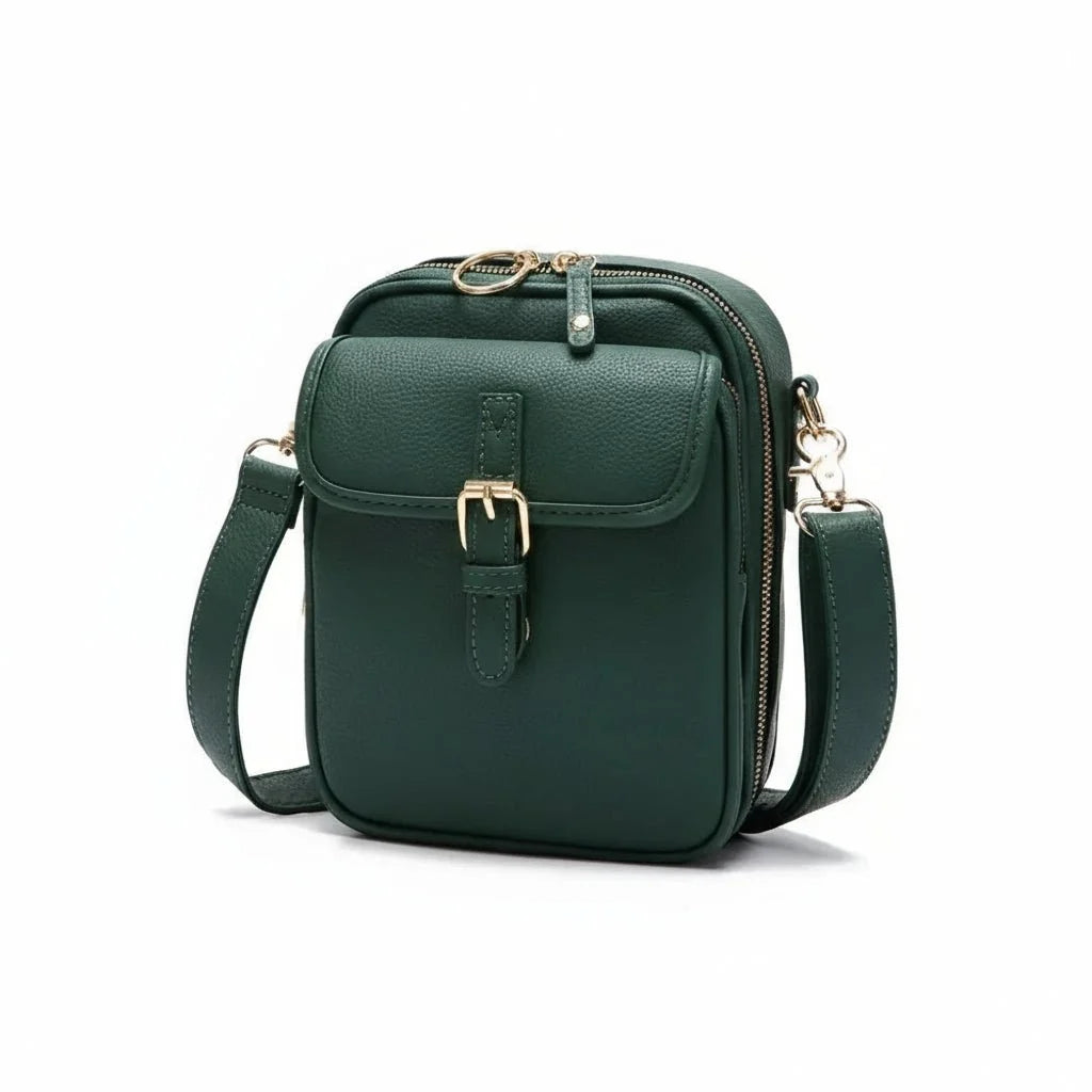 Crossbody Bag Anti-Theft Zippers Adjustable Strap