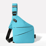 Crossbody Bag RFID-Blocking Cut-Resistant Strap Water-Repellent Polyester