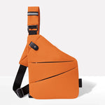 Crossbody Bag RFID-Blocking Cut-Resistant Strap Water-Repellent Polyester