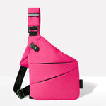 Crossbody Bag RFID-Blocking Cut-Resistant Strap Water-Repellent Polyester